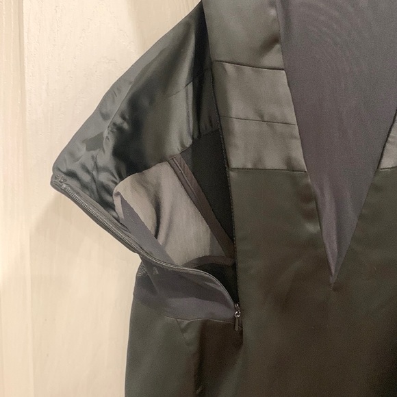 All Saints Black Mesh Cutout Mini Sleeveless Dress - Picture 11 of 16